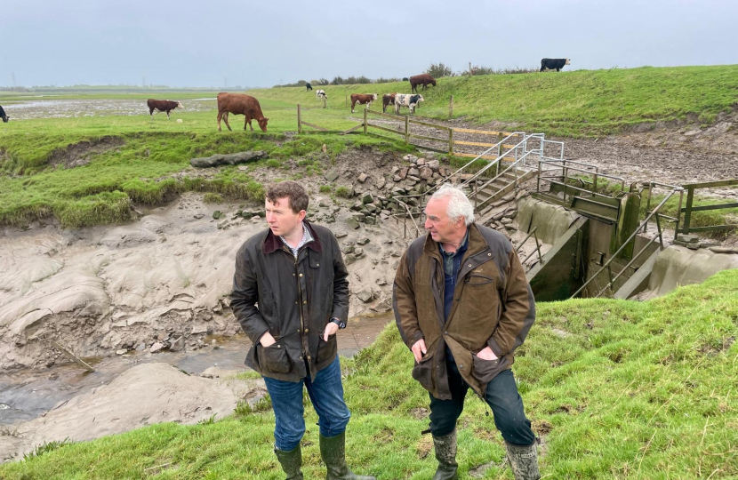 Mike Prendergast Speaking to Local Farmers