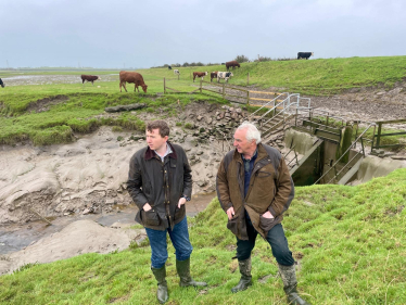 Mike Prendergast Speaking to Local Farmers